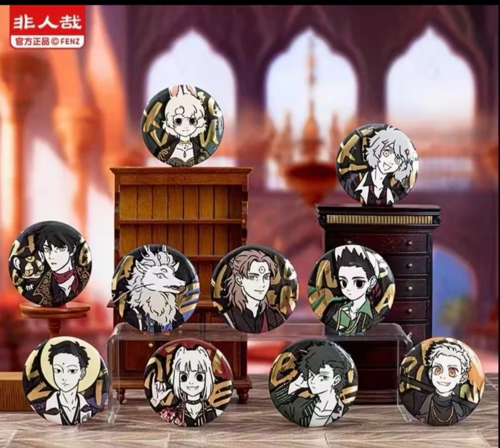 分子互动非人哉-黑金系列马口铁吧唧