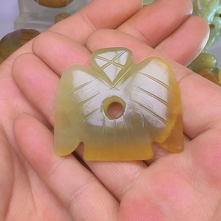 和田玉吊坠(不含链)未镶嵌