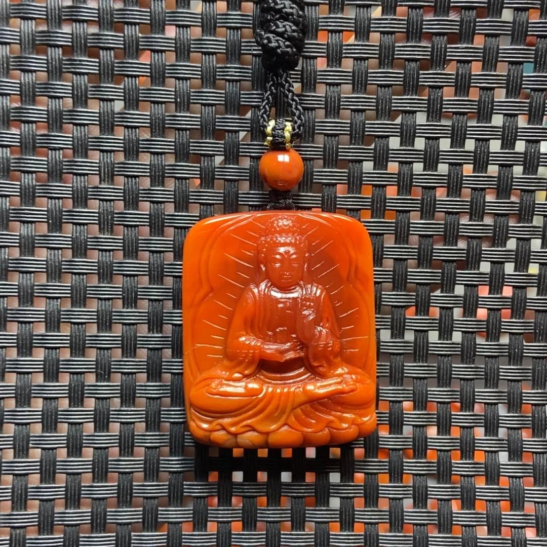 南红玛瑙未镶嵌吊坠(不含链)