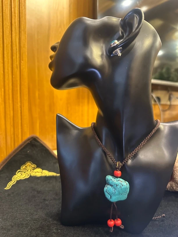 非金属锦纶吊坠 绿色吊坠13复古手工女款