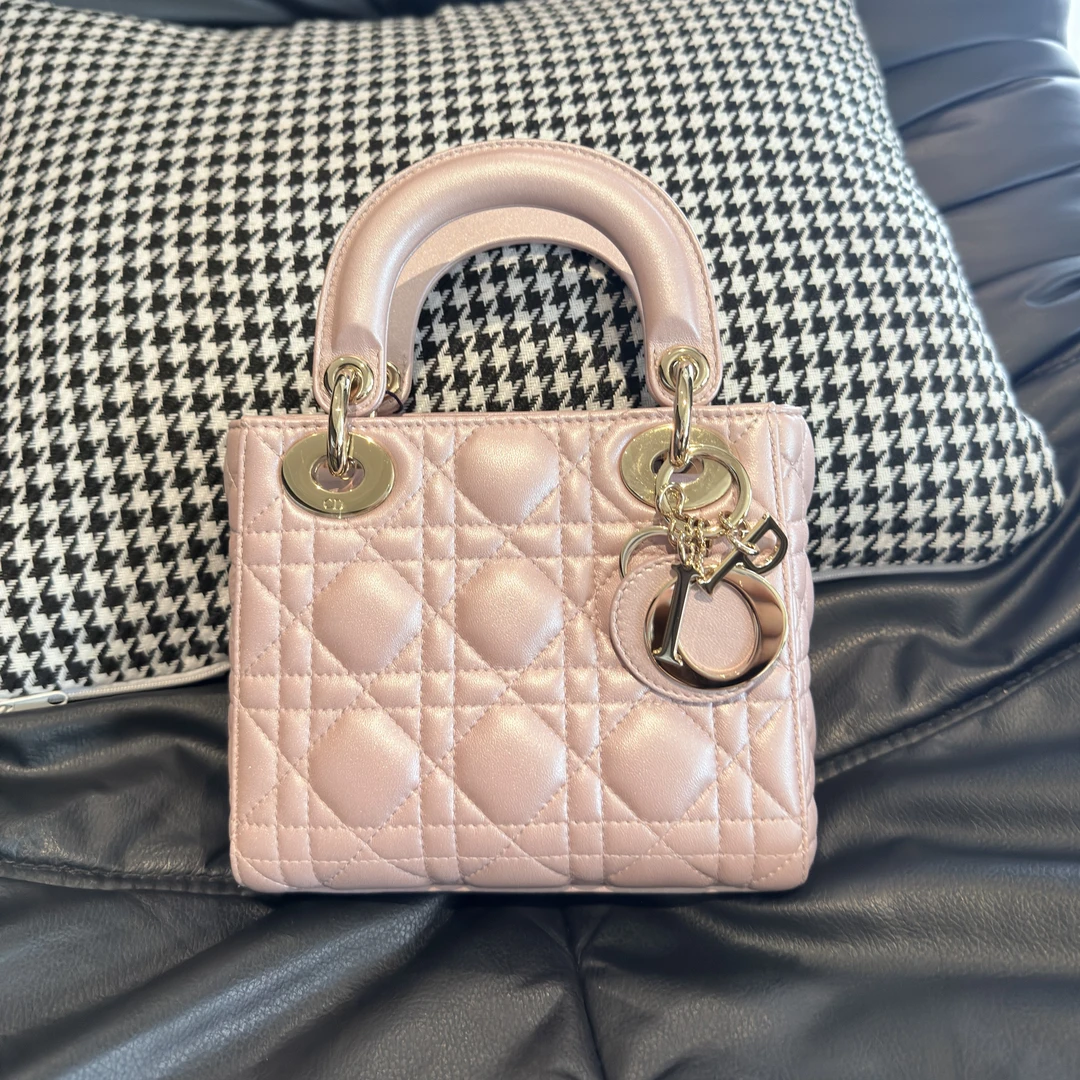 99新 DIOR/迪奥 奢品阁/迪奥粉金三格戴妃