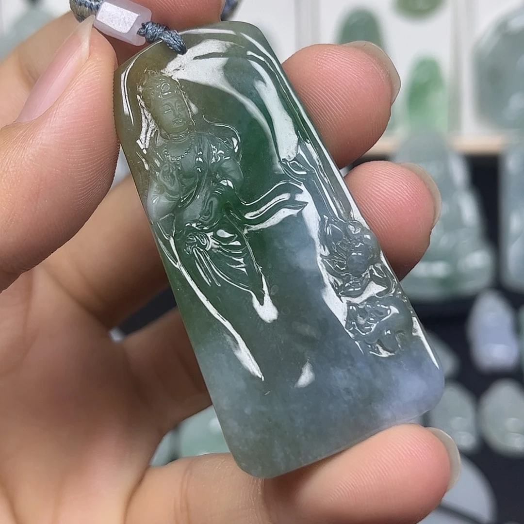 颈饰未镶嵌翡翠缅甸翡翠