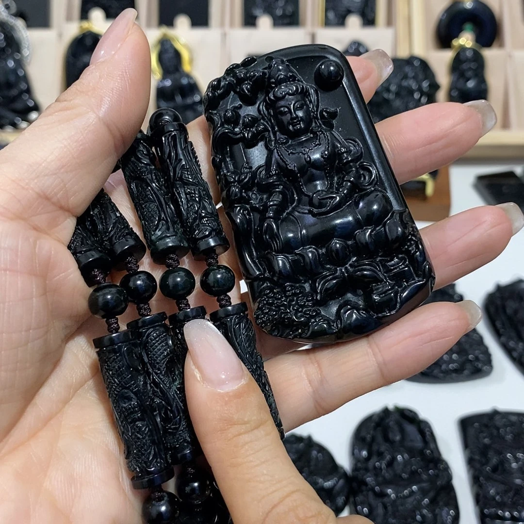 华***仔岫玉未镶嵌天然岫玉蛇纹石玉颈饰