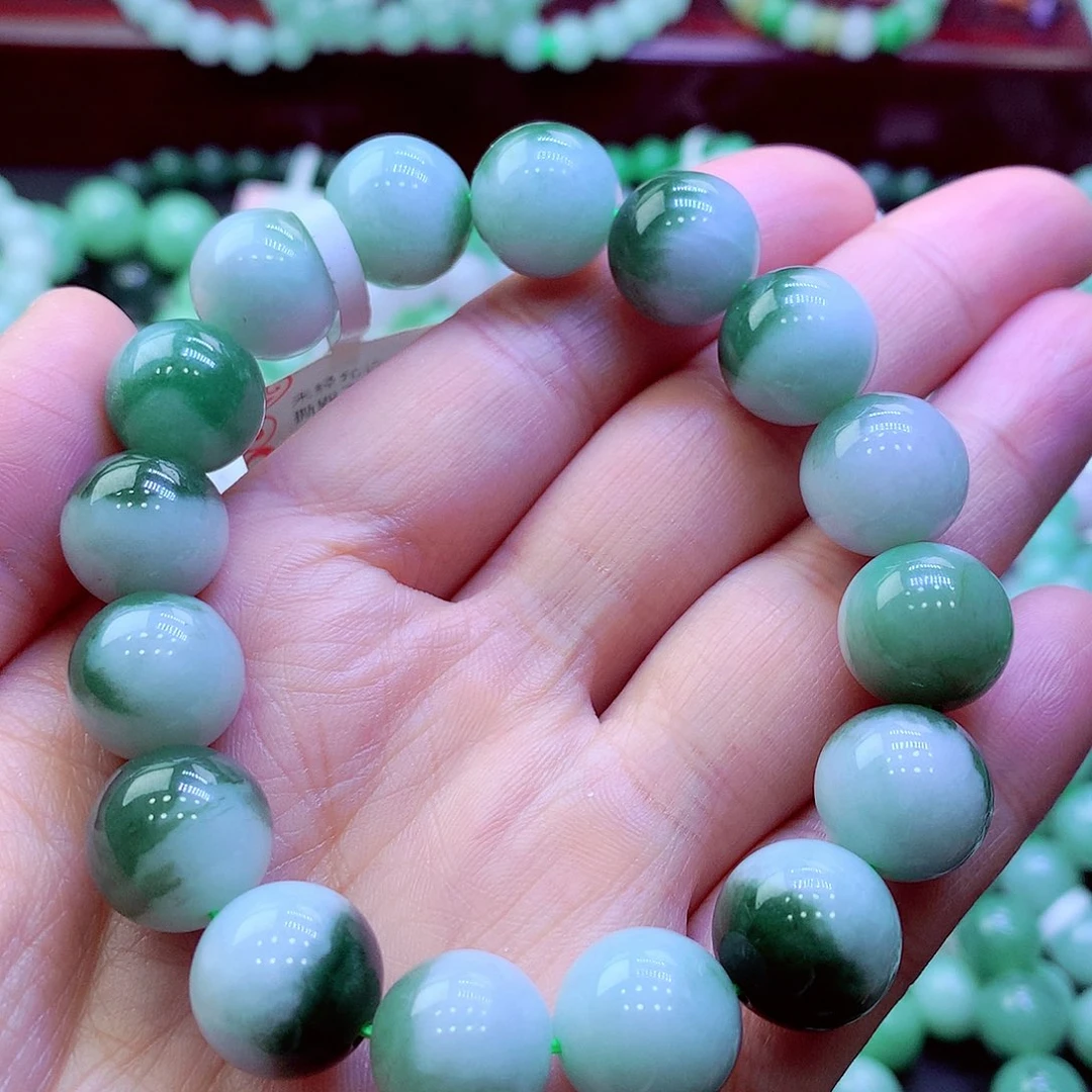 翡翠未镶嵌毛衣链