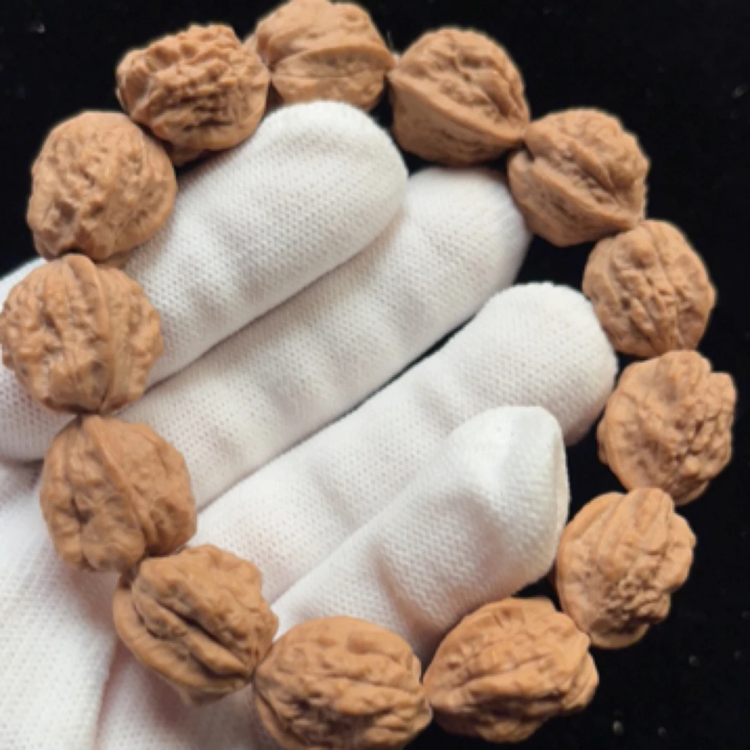 纯野生嵩山一代蛤蟆头手串 尺寸齐全 原皮原色