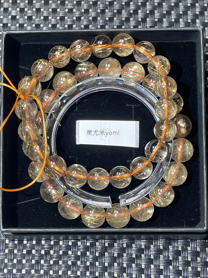 直播天然冰透细发顺发高品质金发晶男女可戴