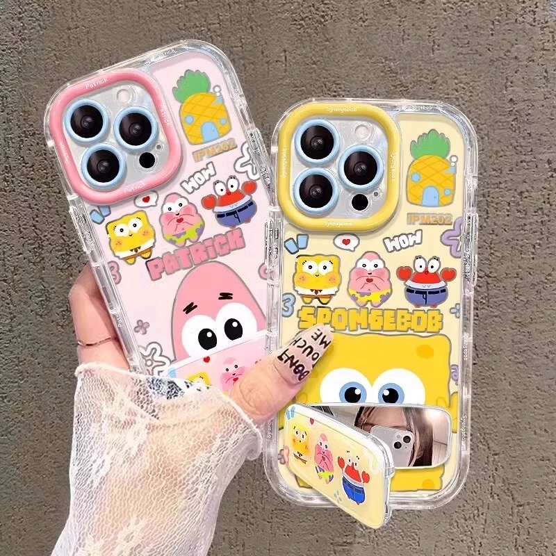 海绵宝宝家族适用苹果16promax手机壳新款15高级14卡通1317promax