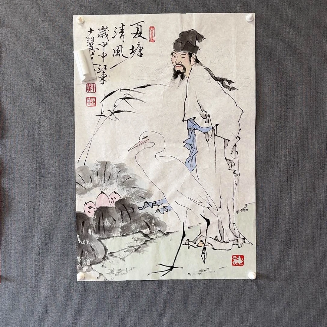 纯手绘作品年画优惠链接