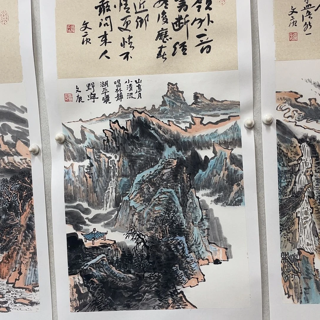 国画1.4平尺国画作品