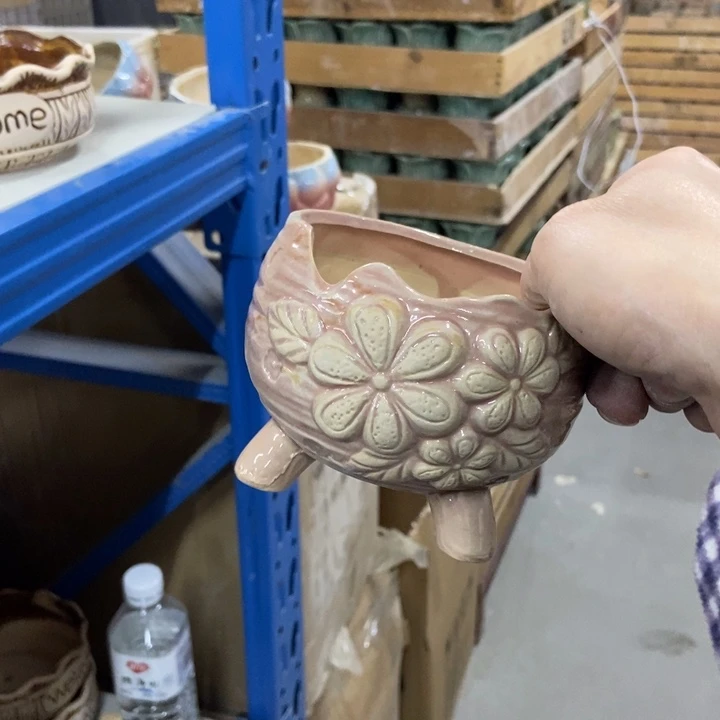 陶瓷花盆单场满9.9发9.5*8.5