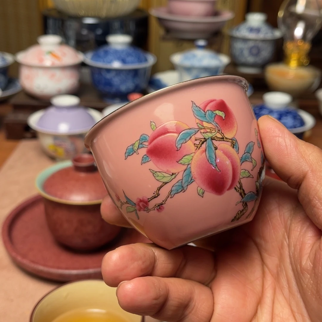 素铭品瓷釉下彩茶具