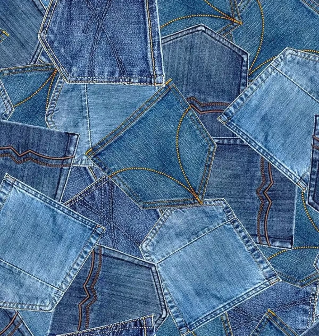 【重磅系列】竹节纹六代切割立裁弯刀复古宽松百搭牛仔裤-CC-101