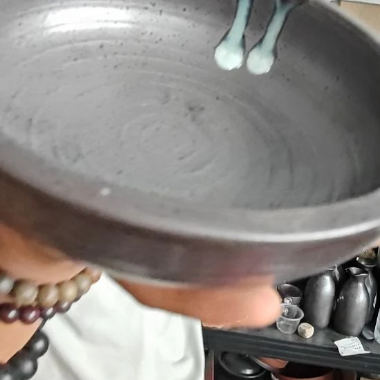 瓷片泗水砭石疗养院老虎石大口厚碗