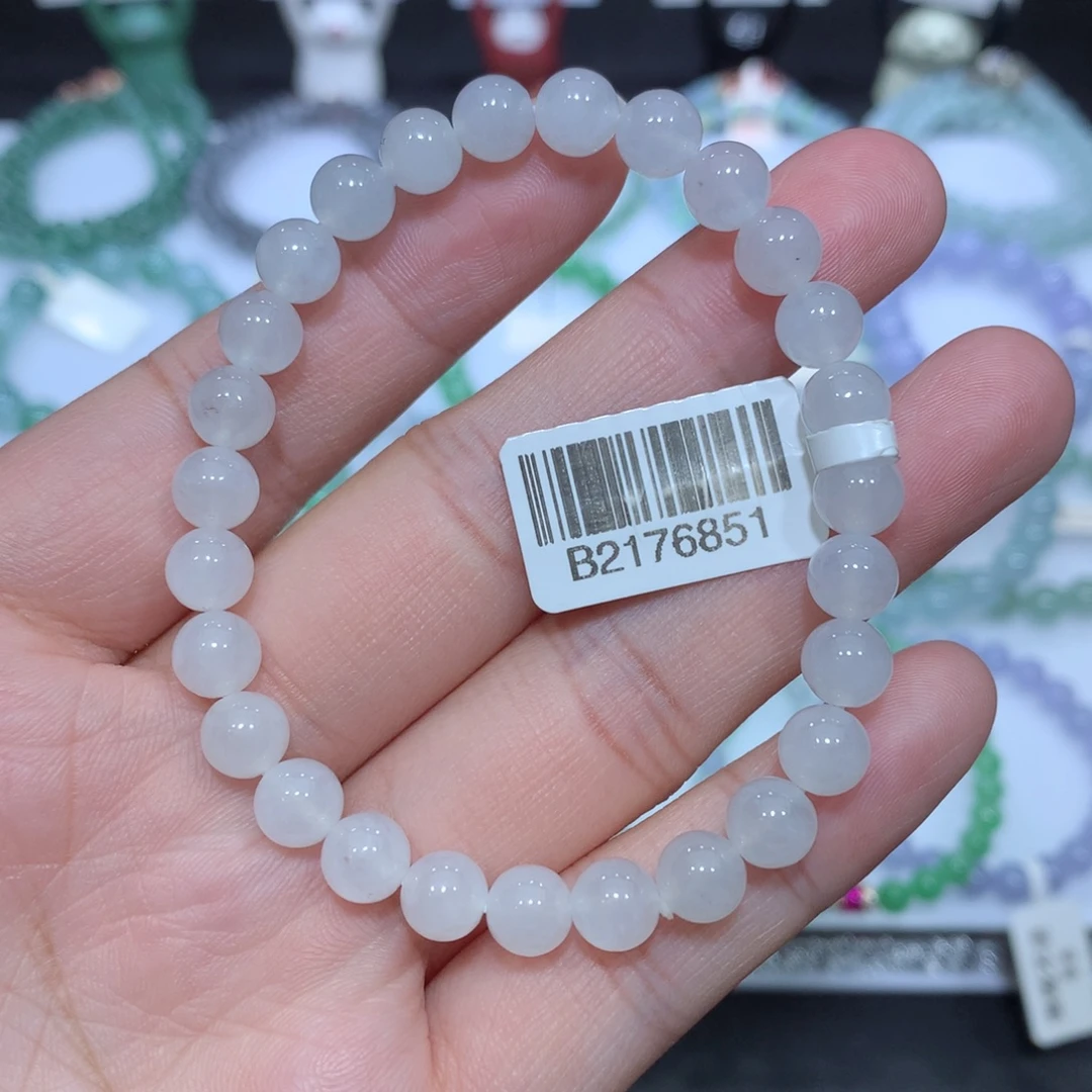 翡翠未镶嵌手串天然