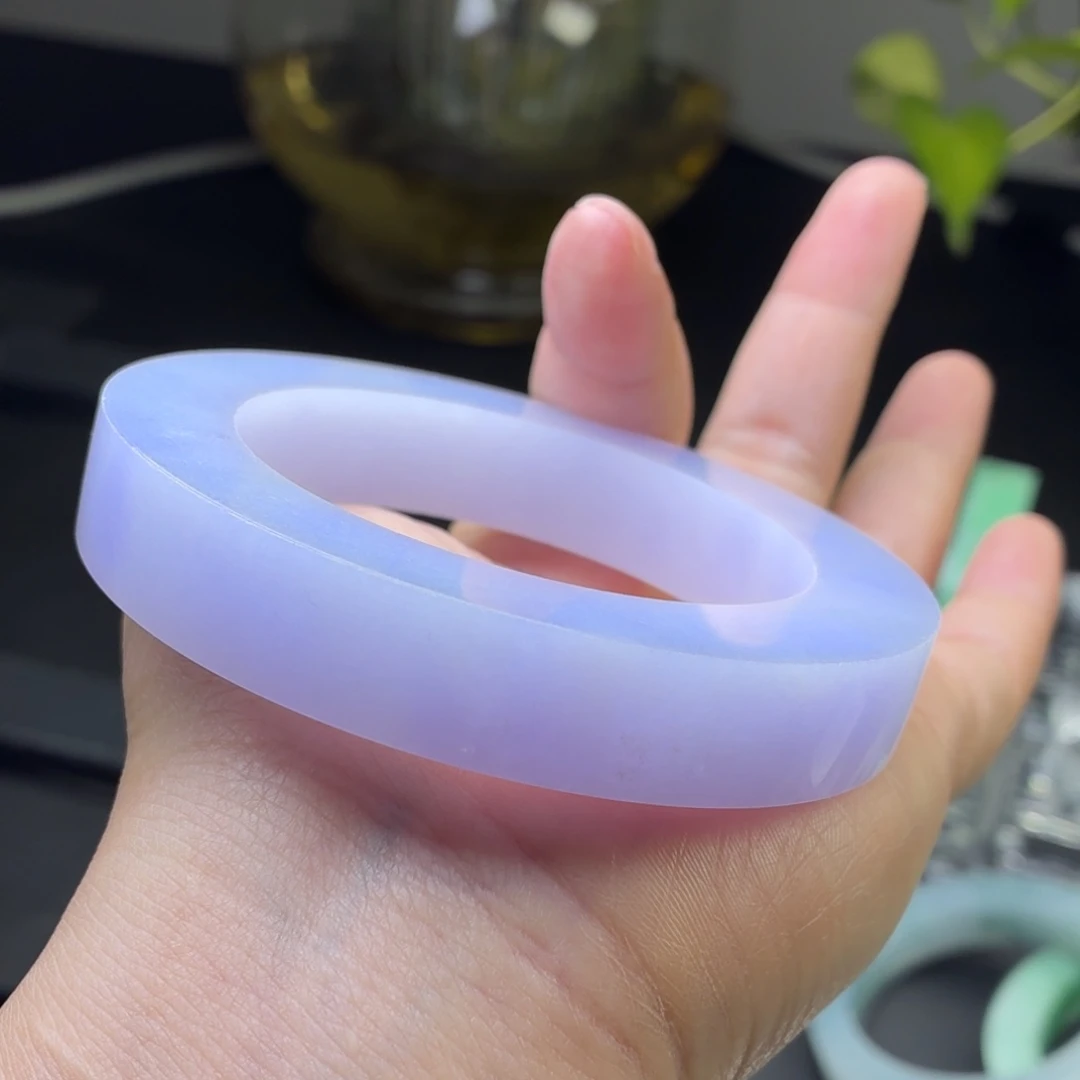 定制翡翠未镶嵌翡翠手镯缅甸a货翡翠手镯