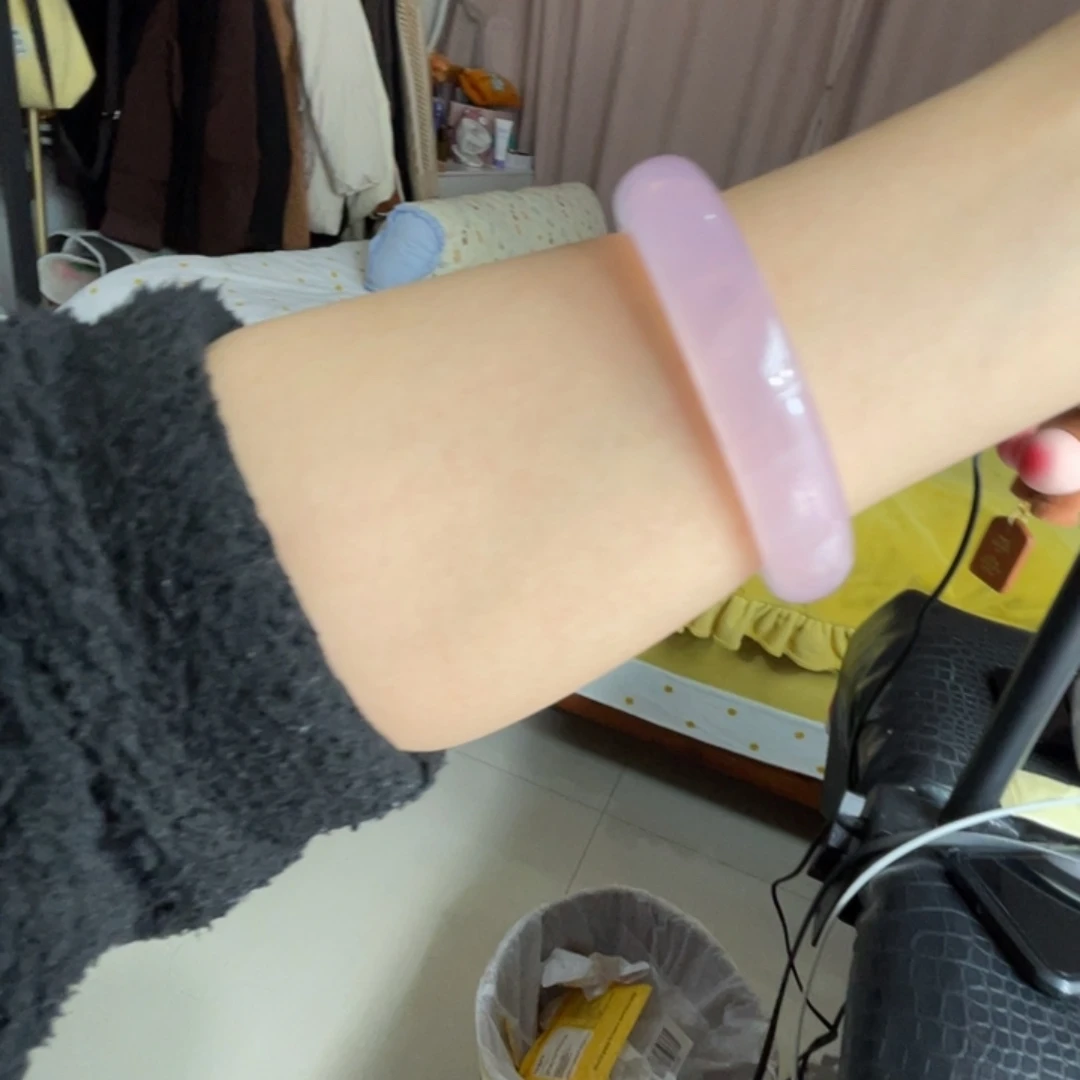 手镯水晶未镶嵌手镯62.6圈口16号