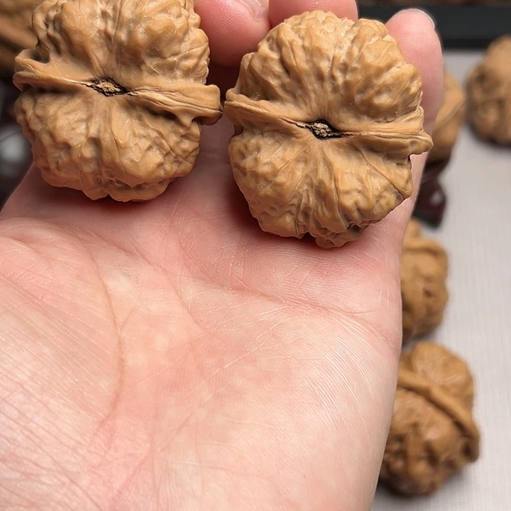 清***心吊坠桃核文玩核桃手把件