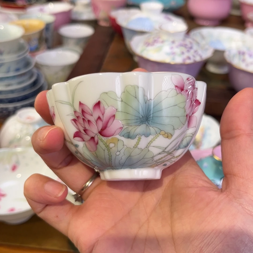 景德镇纯手绘陶瓷茶具