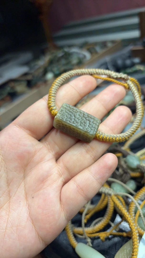 天然和田玉编织手绳