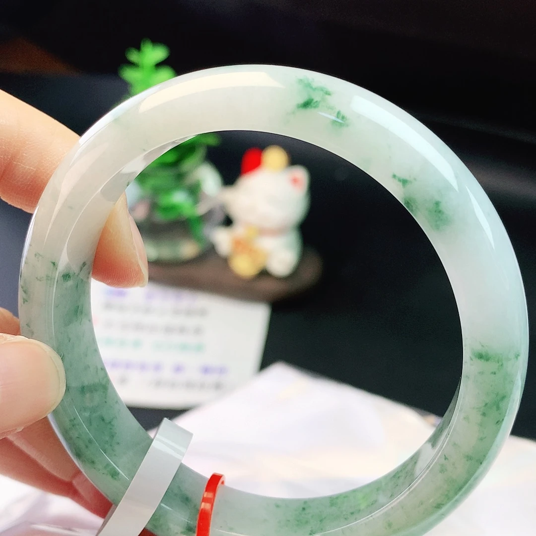 未镶嵌手镯翡翠59圈