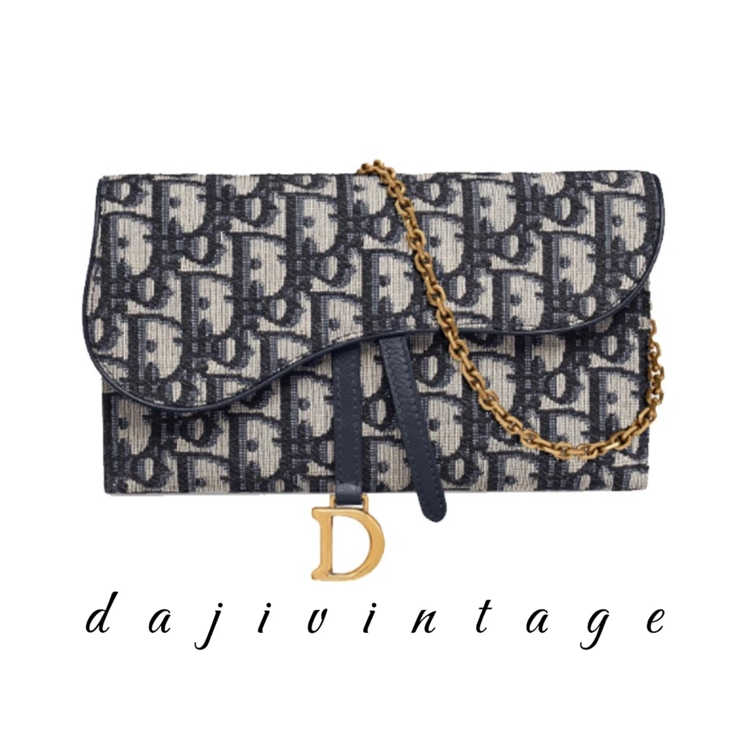 99新 DIOR/迪奥 大吉中古3/Dior迪奥二合一信封woc斜挎包