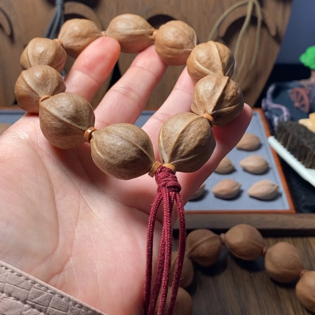 爱***徐手串/手链橄榄核21梅林铁
