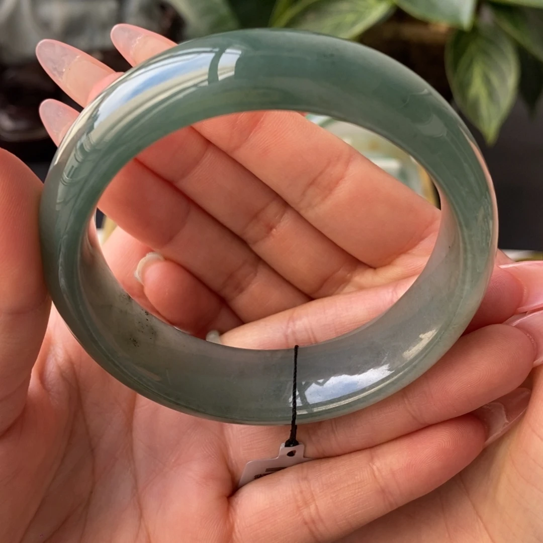 翡翠未镶嵌手镯天然