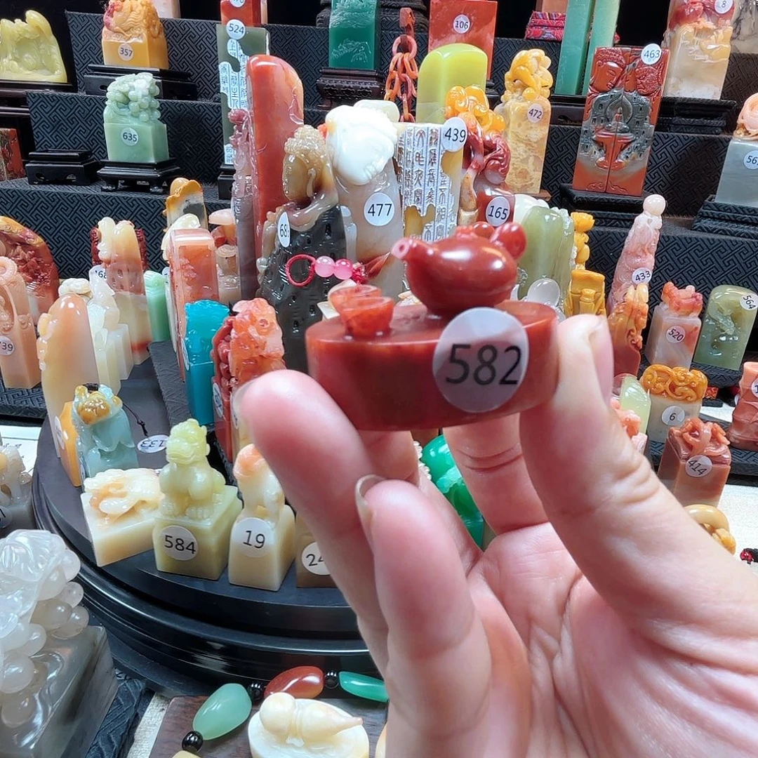 其他寿山石茶壶椭圆