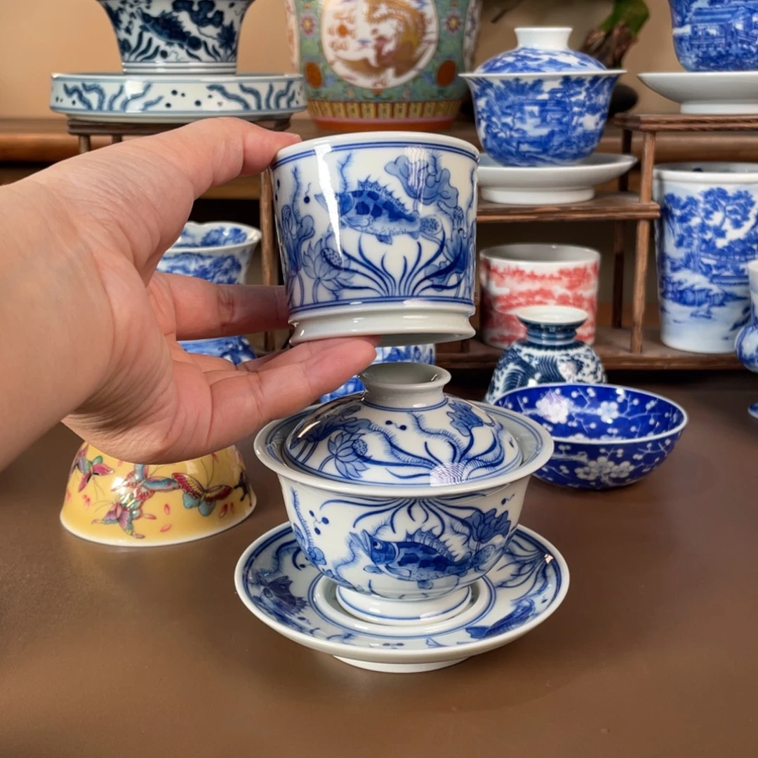 君***笑景德镇陶瓷手工手绘