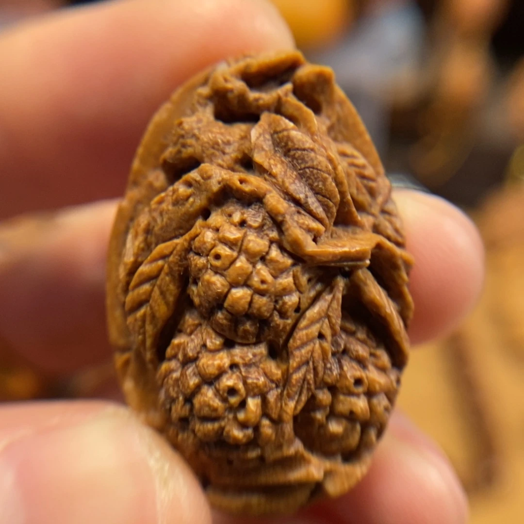 潍坊核雕桃核雕刻花件题材