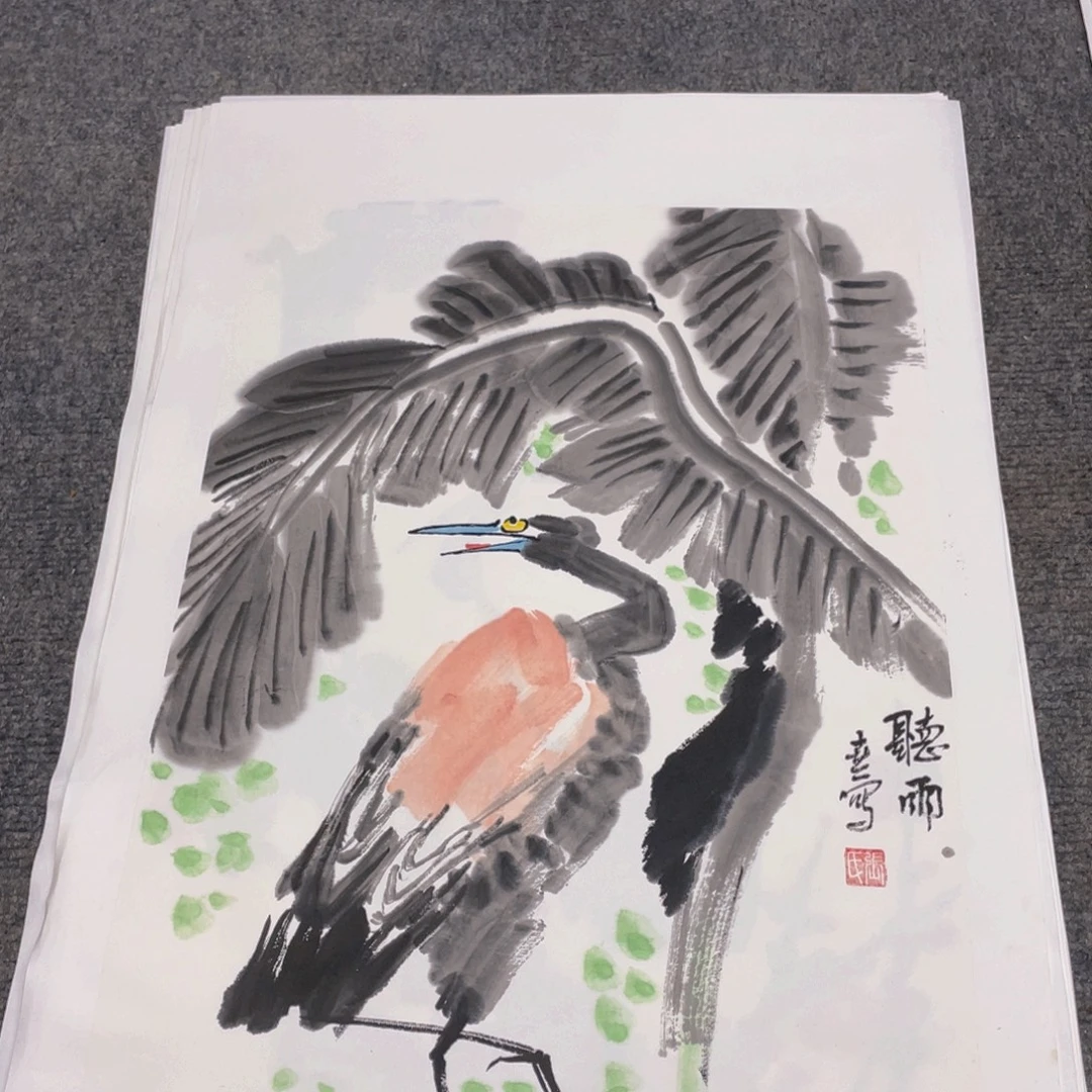 国画1.4平尺国画作品