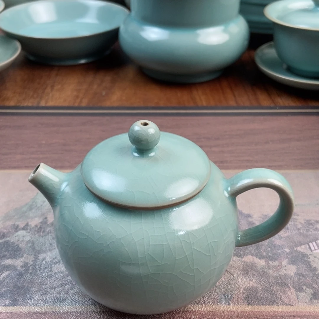 摆件原产地原矿汝瓷～茶器