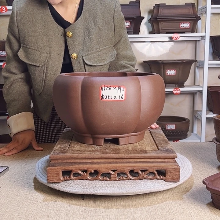 紫砂花盆紫砂花盆