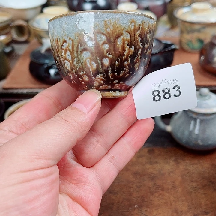 沁庐柴窑古法柴烧全手工茶具