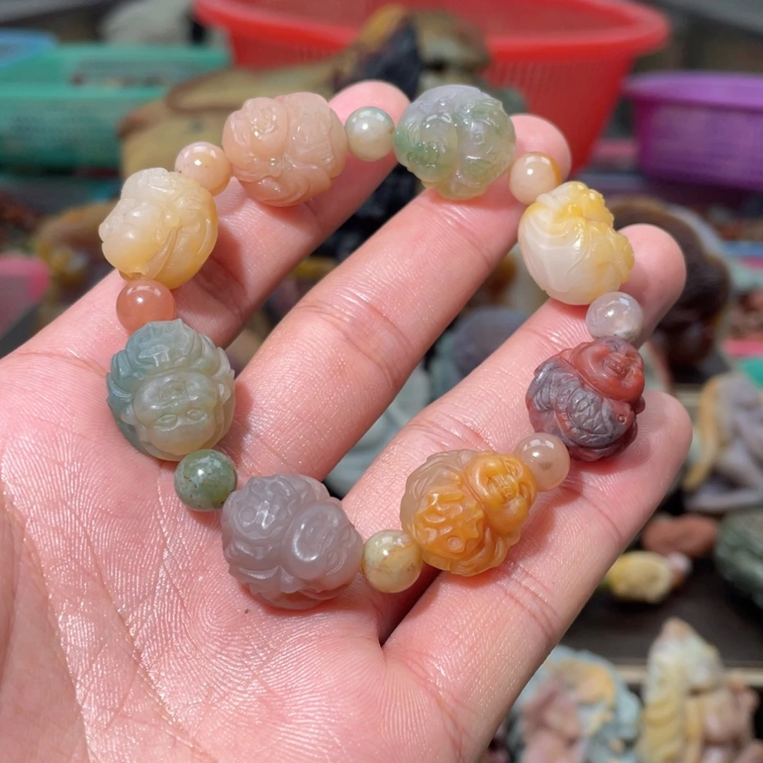 石英质玉未镶嵌手链