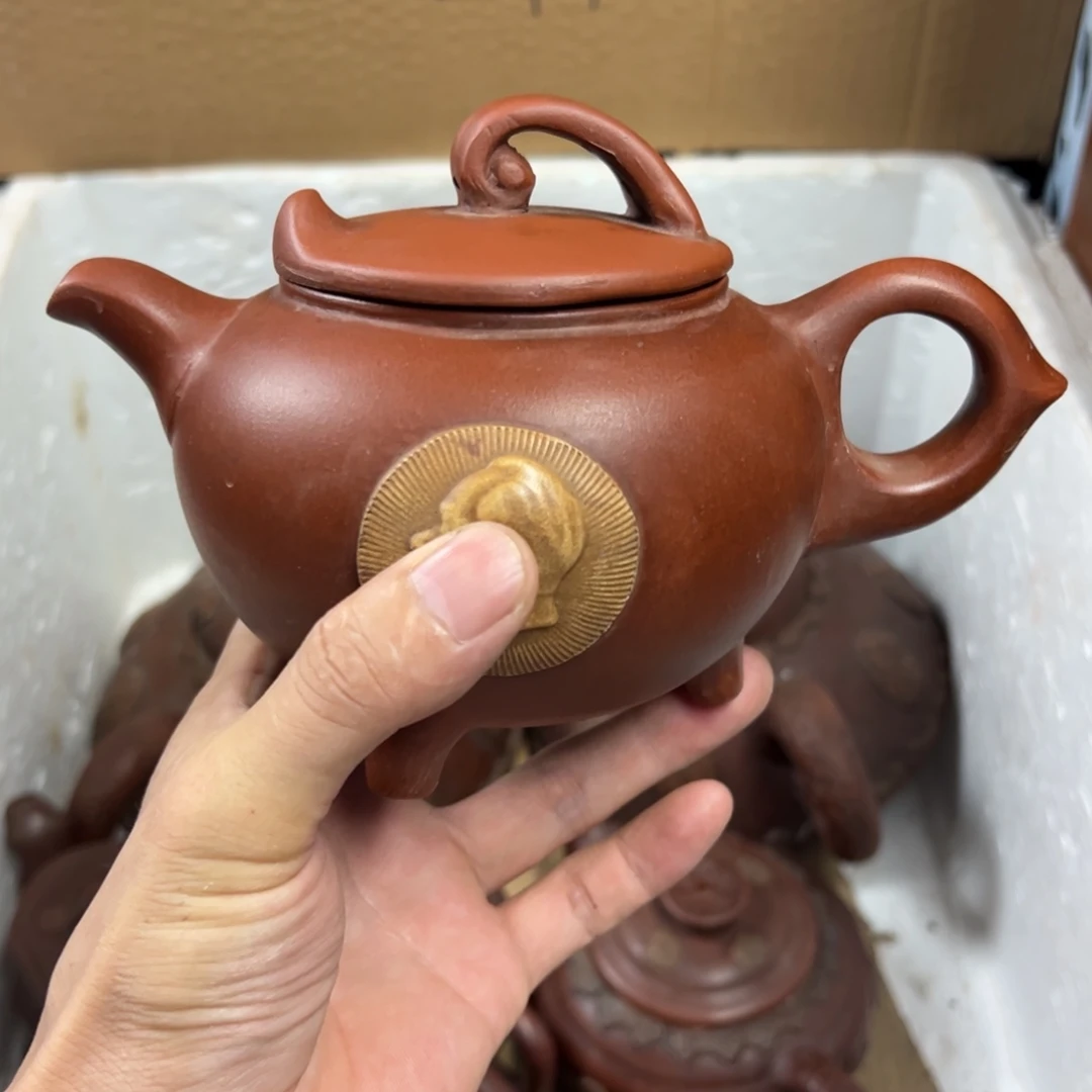 紫砂茶壶宜兴原矿紫砂壶500毫升容量