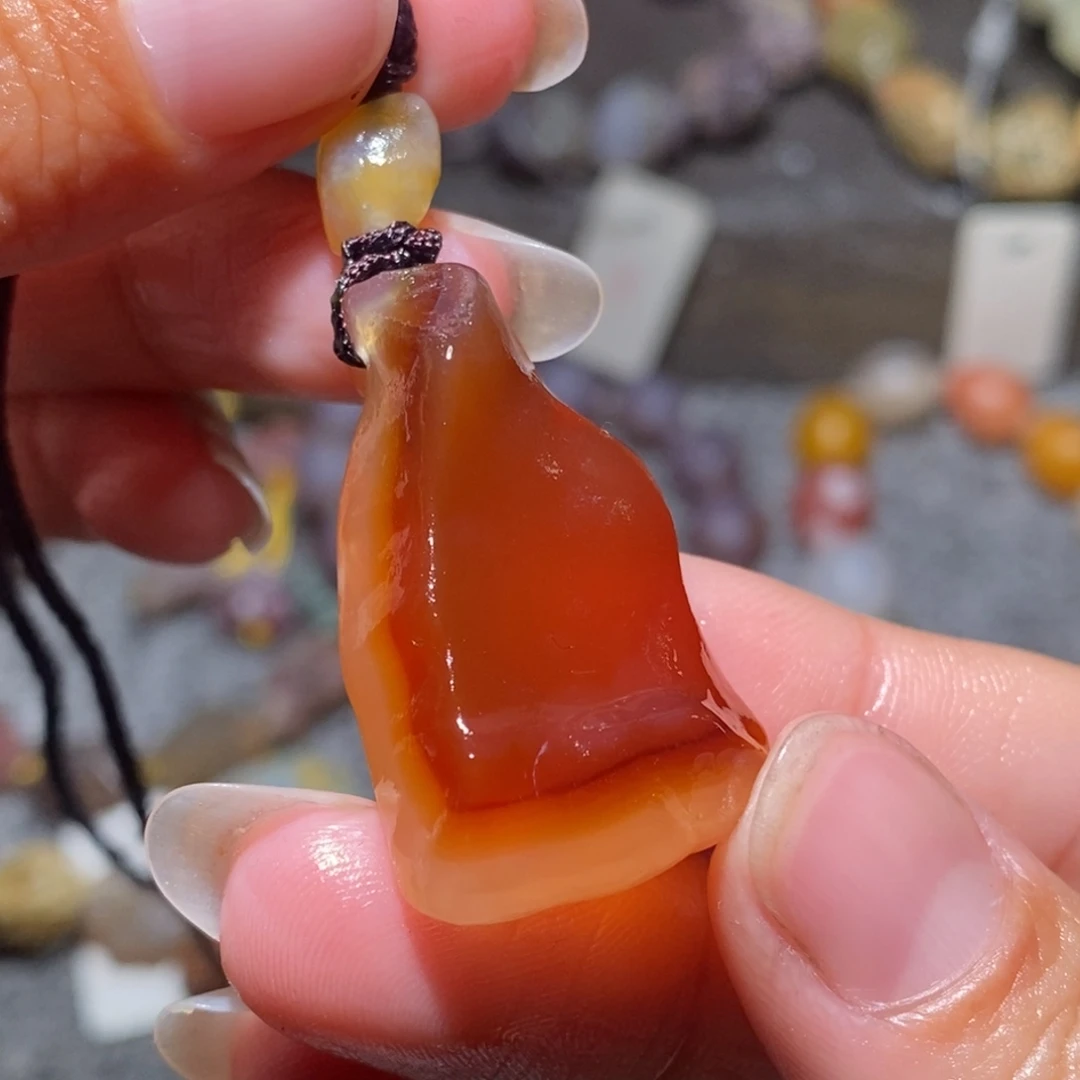 未镶嵌玛瑙/玉髓珠宝半成品