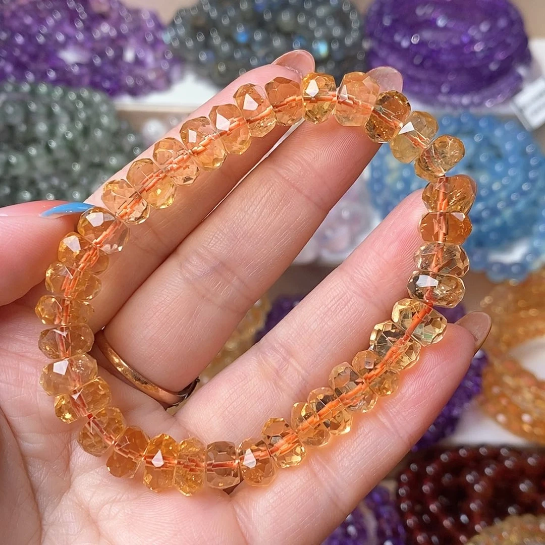 未镶嵌手串黄晶24.7