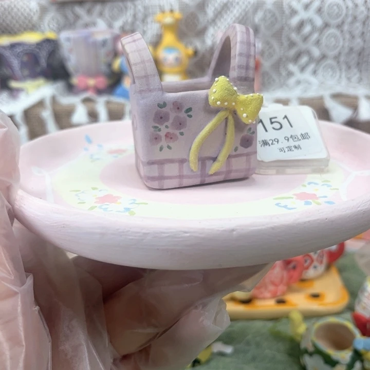151篮子蝴蝶结手工盆现货