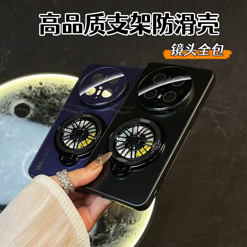 适用华为mate70手机壳新款镜头全包mate70pro男女保护套支架高档