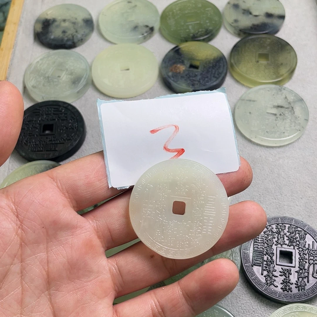 蛇纹石玉合金颈饰七*安3