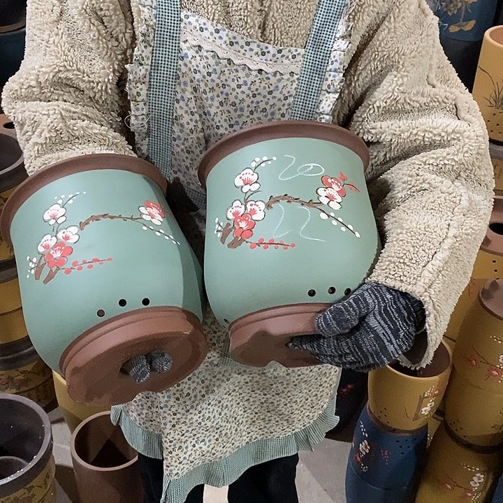 紫砂花盆紫砂花盆