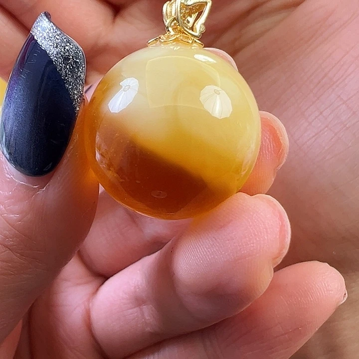 蜜蜡颈饰未镶嵌蜜蜡