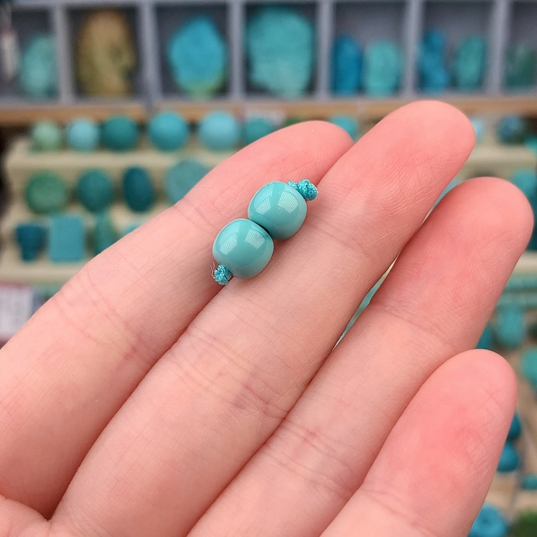 未镶嵌绿松石珠宝奇石