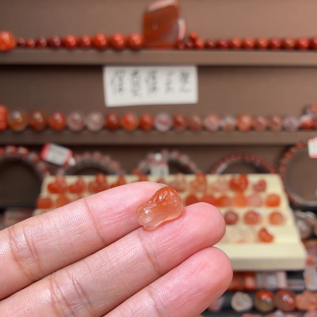 未镶嵌川料南红玛瑙白菜