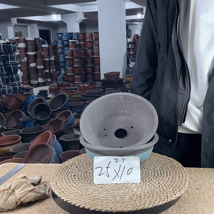 红陶紫砂花盆紫砂