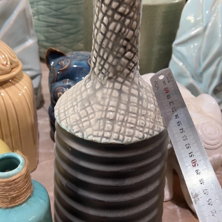 陶瓷花瓶摆件外贸出口微瑕捡漏