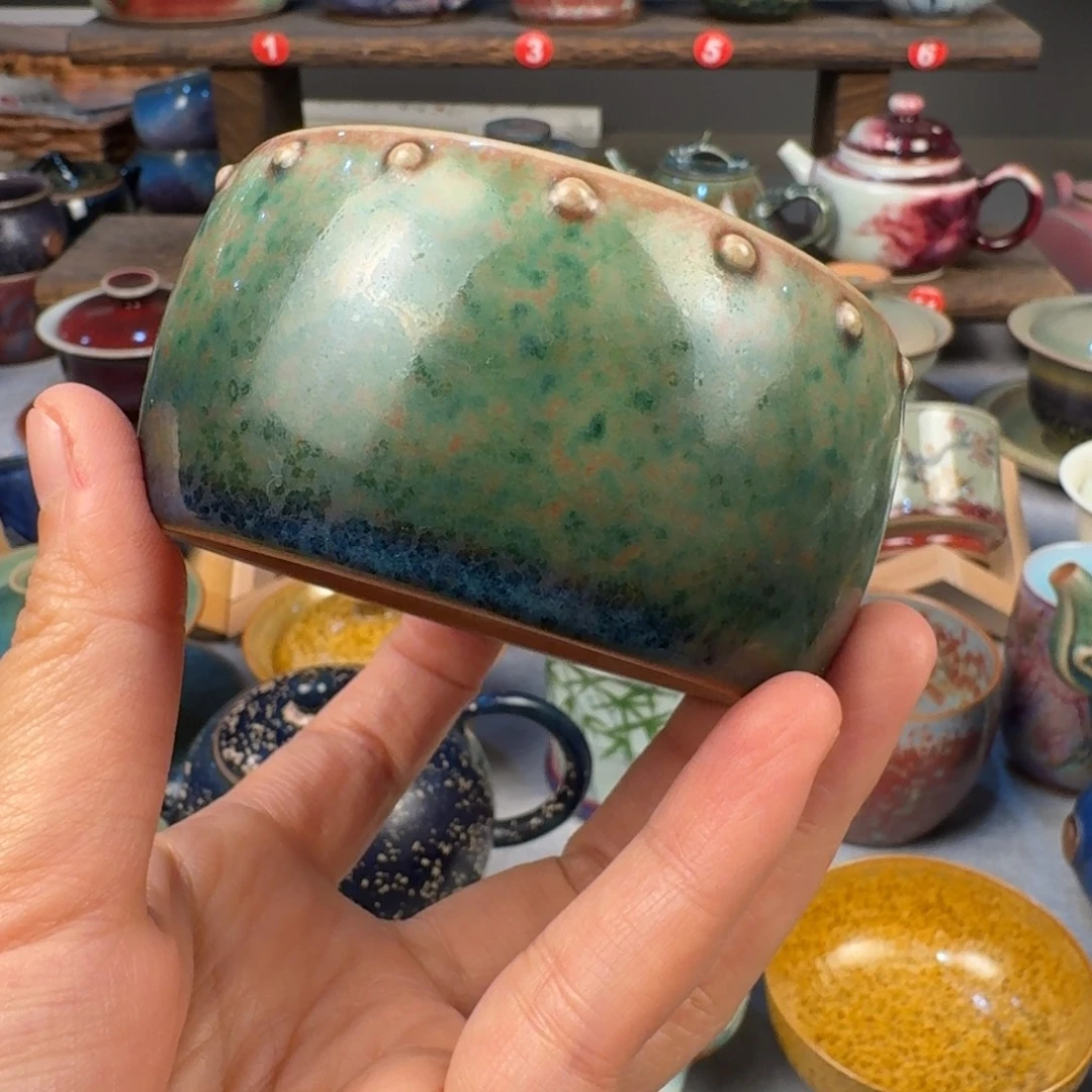 瓷片钧瓷单杯钧瓷单杯钧瓷