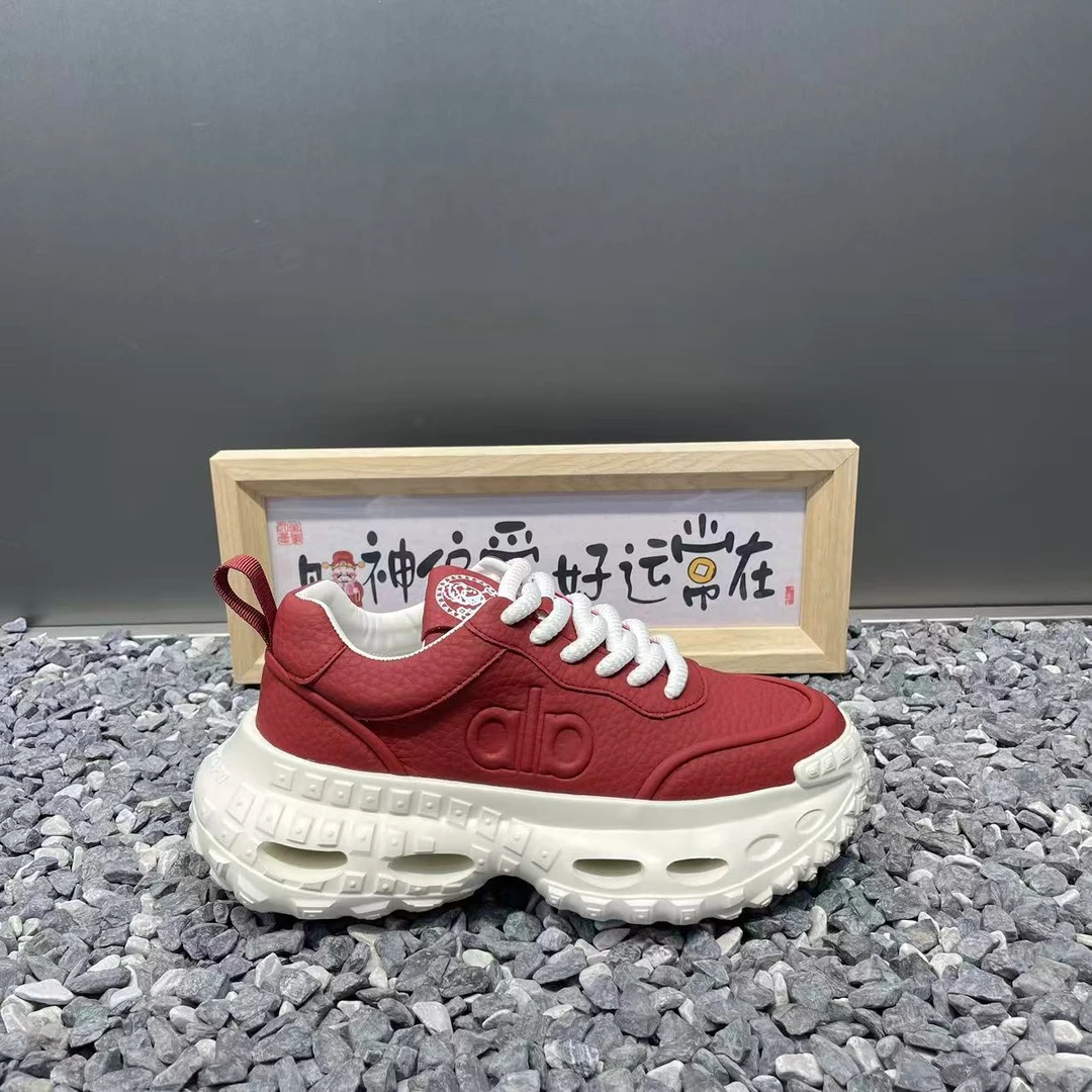2025新款男士厚底增高老爹鞋时尚百搭潮流运动休闲鞋