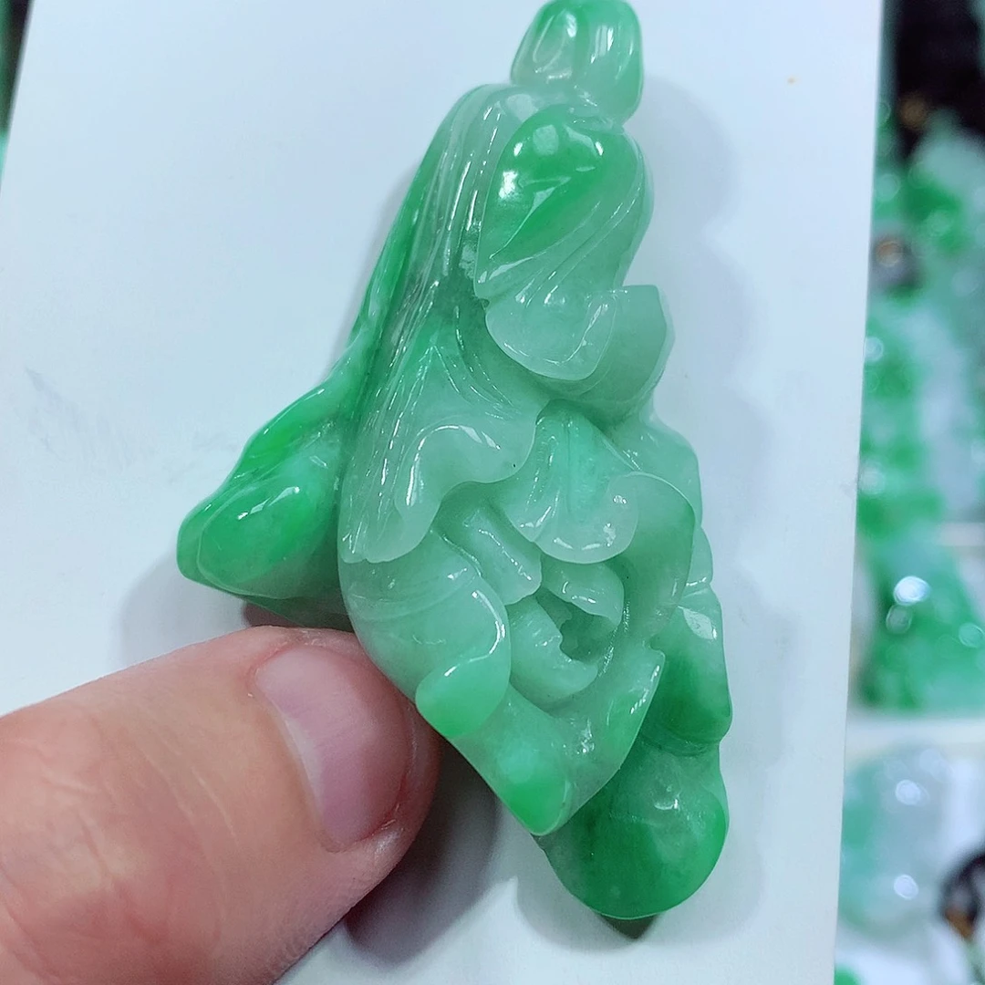 翡翠未镶嵌吊坠(不含链)缅甸翡翠